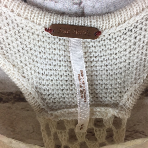 Free People Boho Festival Crochet Sequin Tank Top - Picture 2 of 5